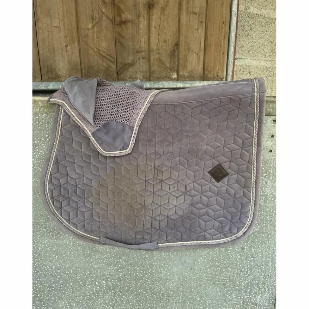 Kentucky Ensemble Tapis + Bonnet>Ensemble Velvet parme