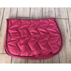Ensemble rose tapis et bonnet taille pony*Padd Discount