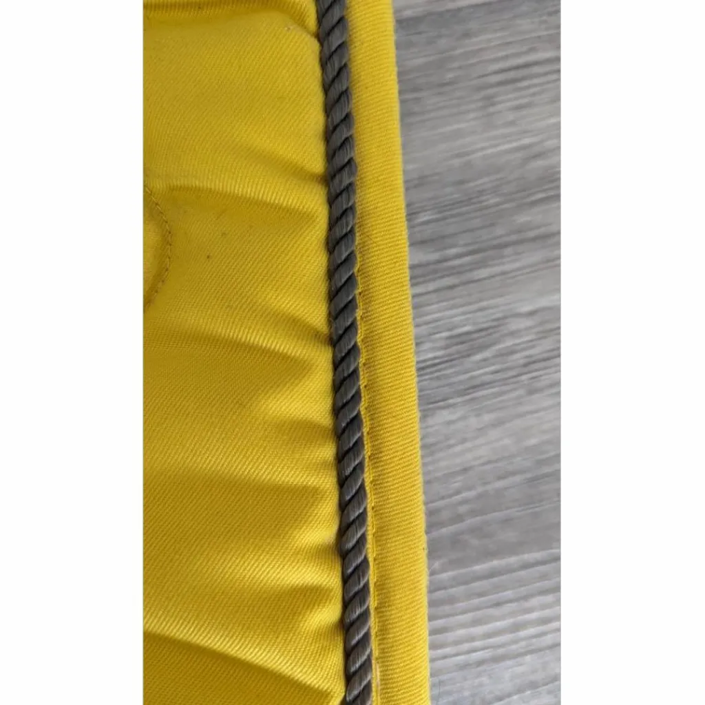 Equitheme Tapis>Ensemble tapis + bandes de polo Equithème - Jaune - Full