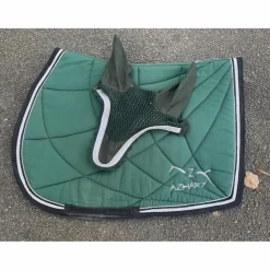 Azhary Ensemble Tapis + Bonnet>Ensemble tapis bonnet vert sapin