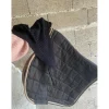 - Marque inconnue - Ensemble Tapis + Bonnet>Ensemble tapis et bonnet long noir taille cheval