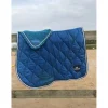 Ensemble tapis/bonnet bleu roi*Equitheme