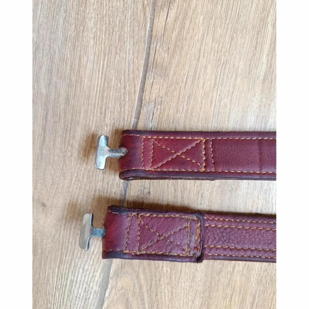 Etrivière dressage cuir*Zaldi Clearance