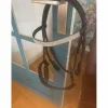 - Marque inconnue - Bridons - Filets>filet en cuir noir avec frontal strass jamais utilisé