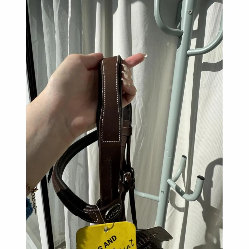 HKM Bridons - Filets>Filet neuf marron taille cheval