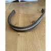 Accessoires>Frontal strass cuir gras double poney