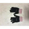 Gants marron et rose*Fouganza Outlet