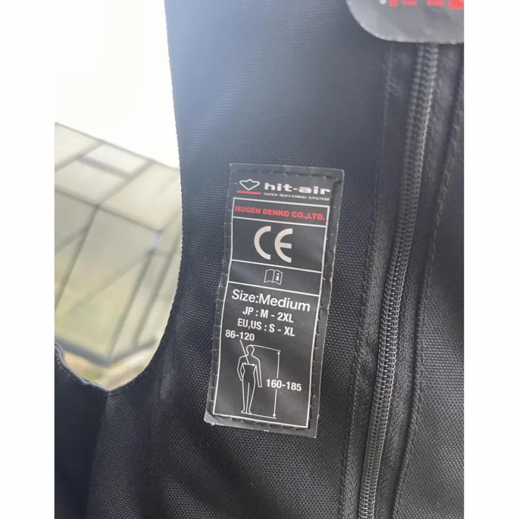 HIT-AIR Airbags>Gilet air bag hit air adulte