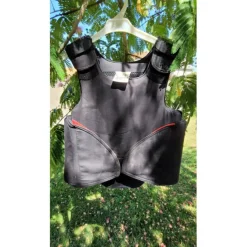 Fouganza Gilets De Cross Et Coques Dorsales>Gilet de protection équitation enfant safety 100 noir