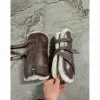 GUETRES CUIR MARRON + protège boulet*RXR Best
