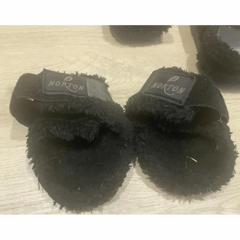 Norton Travail>Guêtres + Protège-boulets moutons noir - Taille poney - Marque