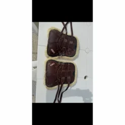 Guêtres cuir avec boucles et mouton*CWD
