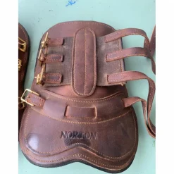 Guêtres cuir havane*Norton Discount