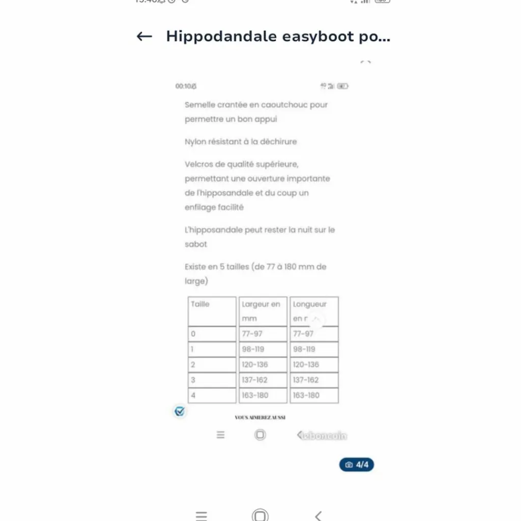 - Marque inconnue - Autres>Hippodandale easyboot poney