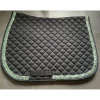 Lot tapis, bonnet, bandes vert d'eau/noir* Discount