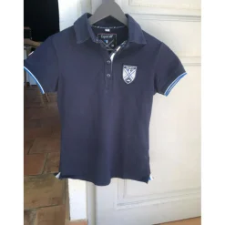 Lots de deux tee-shirts bleu marine*Equitheme Outlet