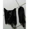 mini chaps cuir noir*Fouganza Hot