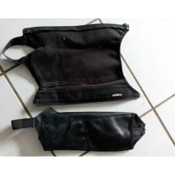mini chaps cuir noir*Fouganza Hot