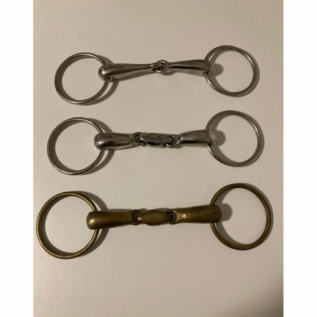 - Marque inconnue - Mors Et Embouchures>Mors double brisure 12,5 cm
