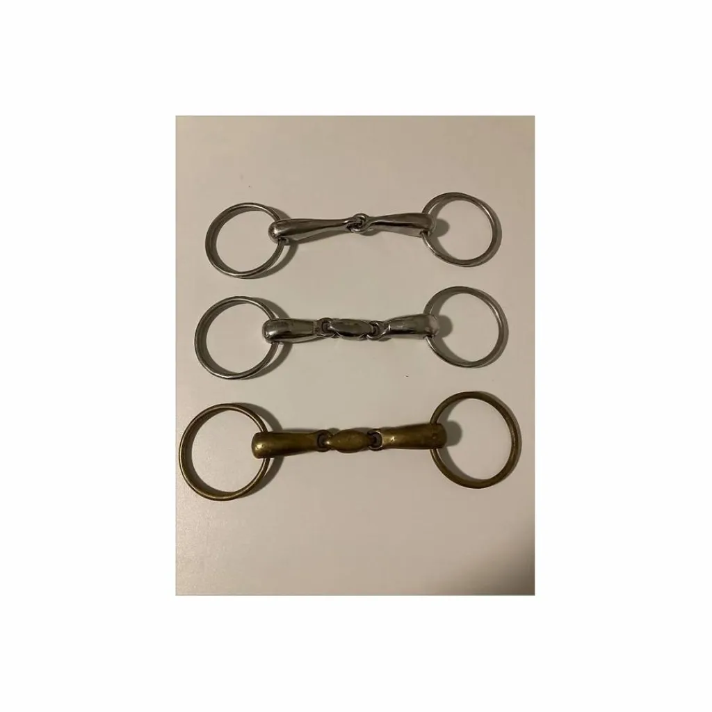 - Marque inconnue - Mors Et Embouchures>Mors double brisure 12,5 cm