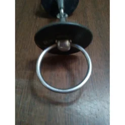 Mors équitation cheval 2 anneaux creux en inox avec Rondelles*Fouganza Online