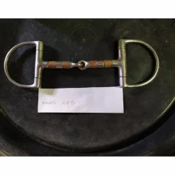 - Marque inconnue - Mors Et Embouchures>Mors Verdun simple brisure 125 à rouleaux