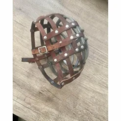 Muselière cuir grille acier*- Marque inconnue - Online