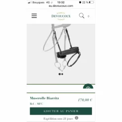 Devoucoux Accessoires>Muserolle Biarritz L