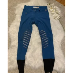 Pantalons De Concours>Pantalon animo bleu canard
