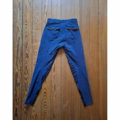 Pantalon Bleu marine liseré orange et strass*- Marque inconnue - Online