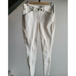 Herve Godignon - Jump'in Pantalons De Concours>Pantalon hervé godignon blanc à strass