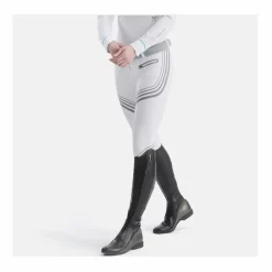 Pantalon X-plosive Horse Pilot Femme - neuf avec étiquette - blanc et gris argenté*HorsePilot Discount