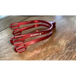 Jin Stirrup Eperons>Éperons aluminium , 2cm rouge