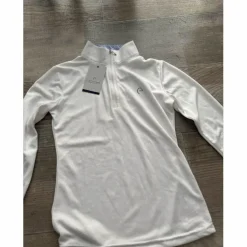 polo blanc d’équitation*Equitheme New