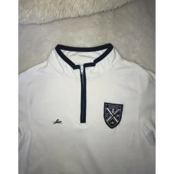Polo blanc*Equitheme Hot