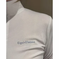 Polo blanc Equithème*Equitheme Hot