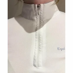 Polo blanc Equithème*Equitheme Hot