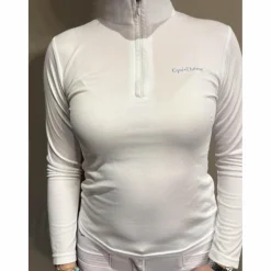 Polo blanc Equithème*Equitheme Hot