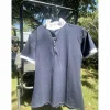 - Marque inconnue - Chemises & Polos>polo de concours bleu et blanc manches courtes