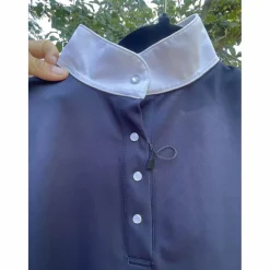 - Marque inconnue - Chemises & Polos>polo de concours bleu et blanc manches courtes