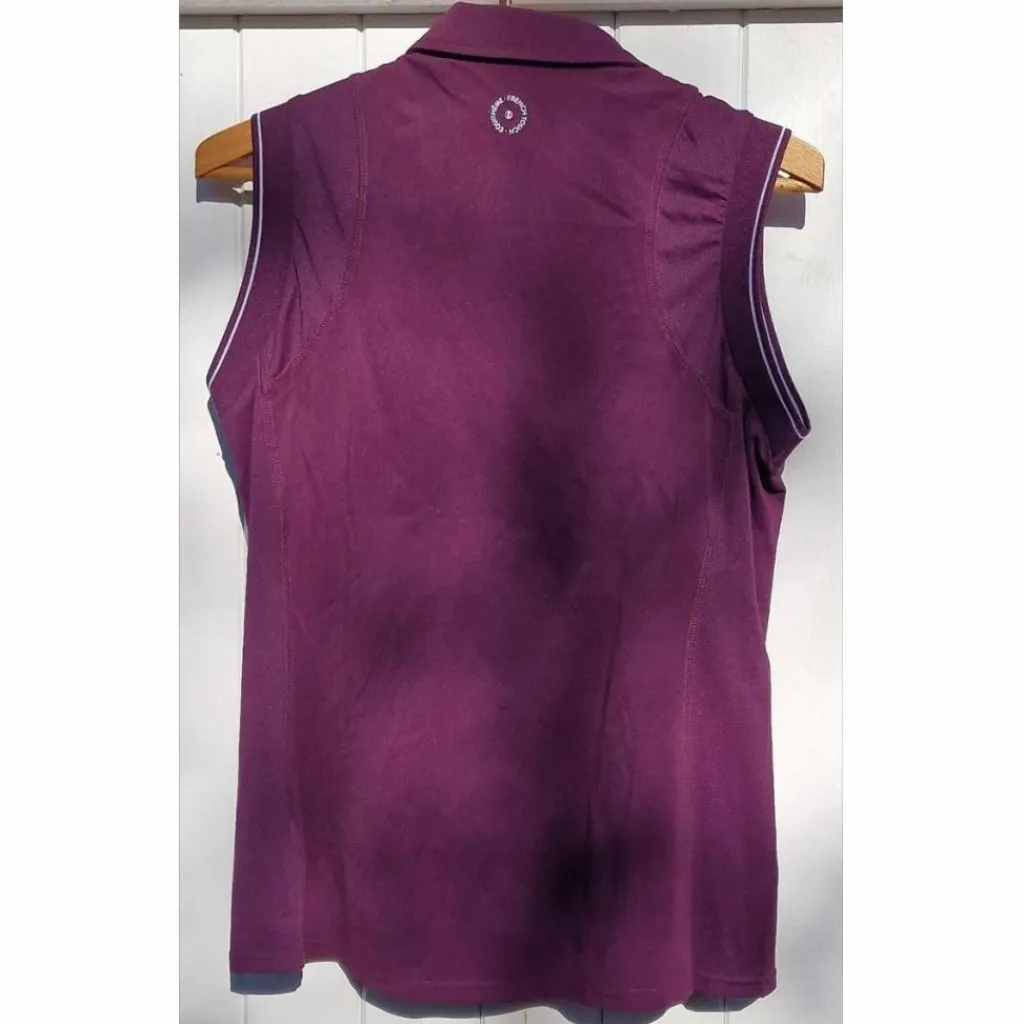 Polo d'équitation sans manches femme Equithème Sarah*Equitheme Hot