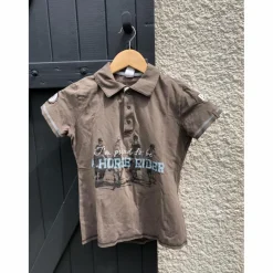Fouganza Polos / Tshirts Équitation>Polo enfant (14 ans)