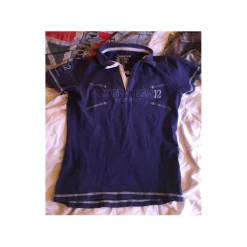 Polo 12 ans bleu marine*Fouganza Sale