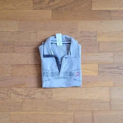 Fouganza Polos / Tshirts Équitation>Polo Gris