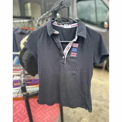 Equitheme Polos / Tshirts Équitation>polo noir