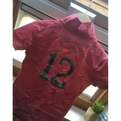 Fouganza Polos / Tshirts Équitation>Polo rouge
