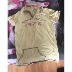 Fouganza Polos / Tshirts Équitation>Polo vert rose