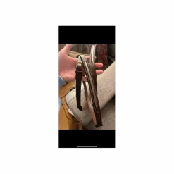 Rênes personnalisées havane et insert doré*- Marque inconnue - Discount