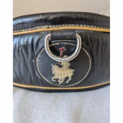 Sangle courte en cuir noir 60 cm*HV Polo Discount