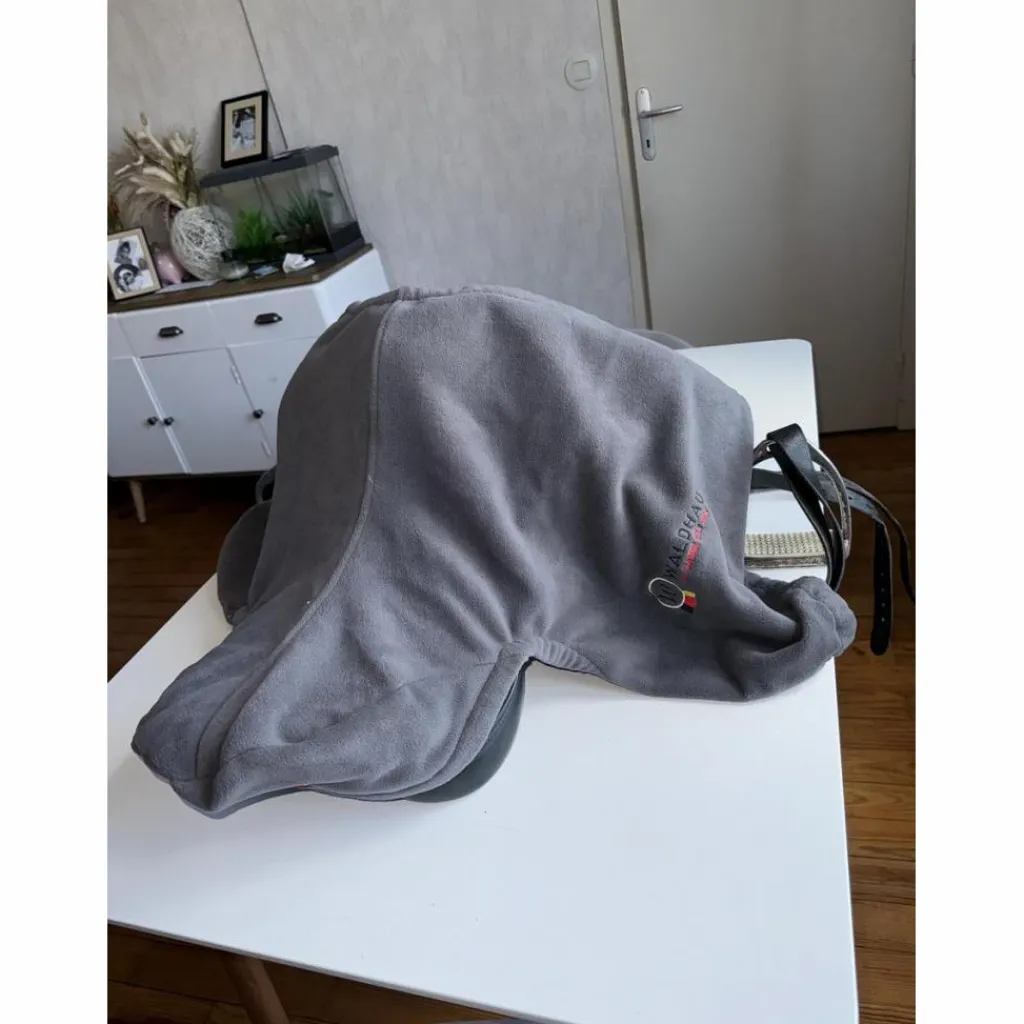 - Marque inconnue - Selles De Dressage>Selle DA SADDLES 17' Cuire Noir